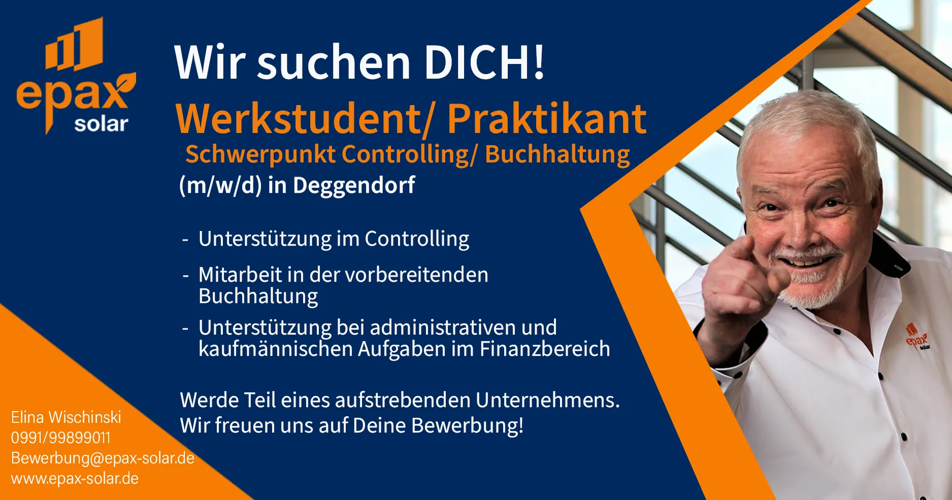 Werkstudent/Praktikant Marketing/Mediendesign bei EPAX Solar