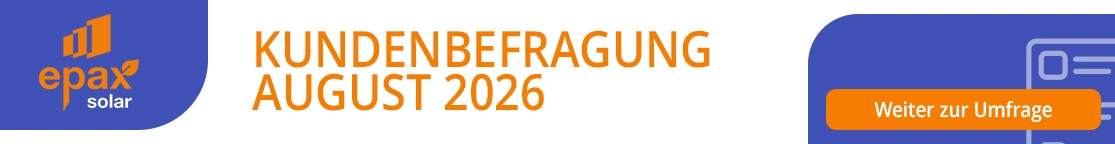 Kundenbefragung August 2026 – epax solar