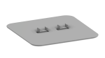 NovaFixx NOVA Snap Plate Bodenschuh NOVA Flat 200 x 200 mm