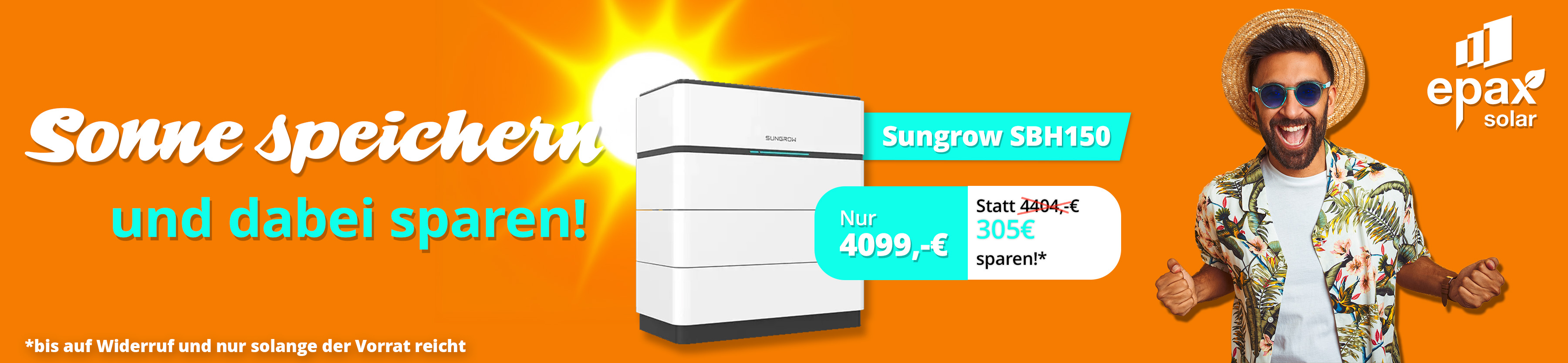 Epax Solar Angebote KW22– sungrow sbh